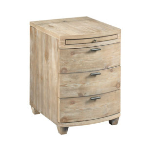 Winooski Bowfront End Table with Storage by Union Rustic