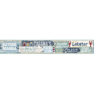 Nautical Living Beach Signs 15' x 9