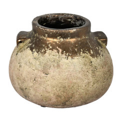 Amphora Via Veneto Gold and Dame Ceramic Vase mantelpiece Furniture Home Kitchen Room