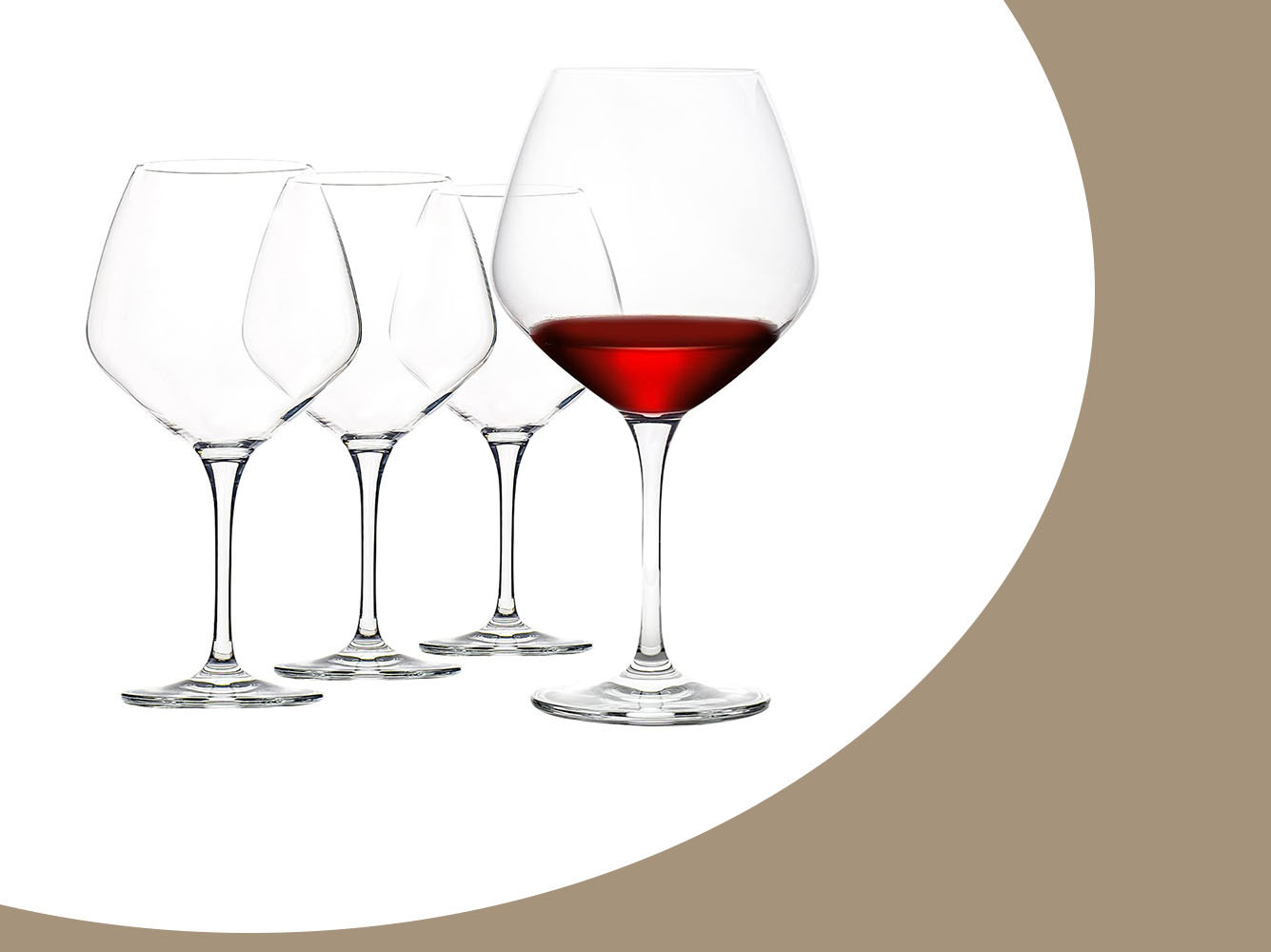 Eternal Night Oversized Wine Glasses, Large Red Wine Glasses Set Of 4