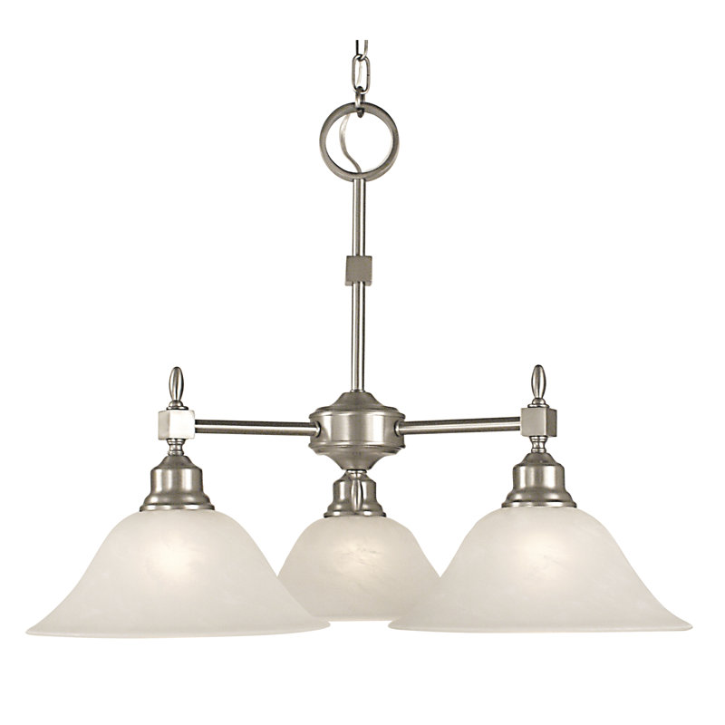 Charlton Home Landgraf 3 Light Shaded Classic Traditional Chandelier Wayfair