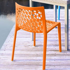Cielo Stacking Patio Dining Chair (Set of 4)