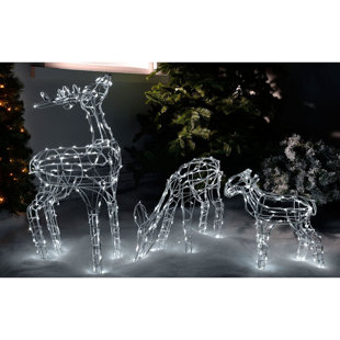 pre lit reindeer family outdoor garden oversized figurine - Lighted Christmas Reindeer Outdoor Decorations Uk pre lit reindeer family outdoor garden oversized figurine - Lighted Christmas Reindeer Outdoor Decorations Uk