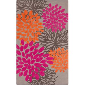 Odele Pink/Brown Area Rug