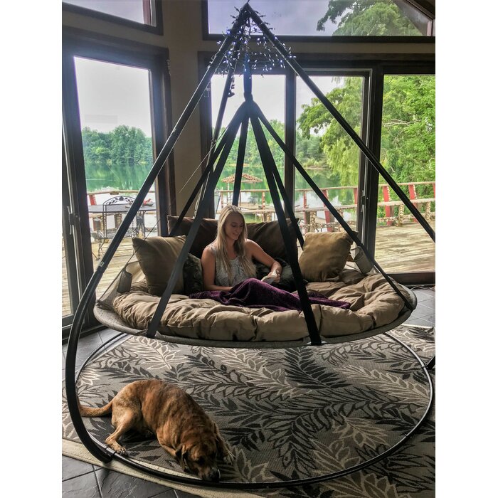 Flying Saucer Chair Hammock With Stand