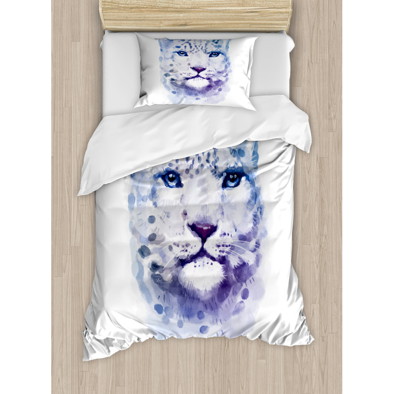 East Urban Home Animal Big Wild Cats Themed Print Watercolor Style