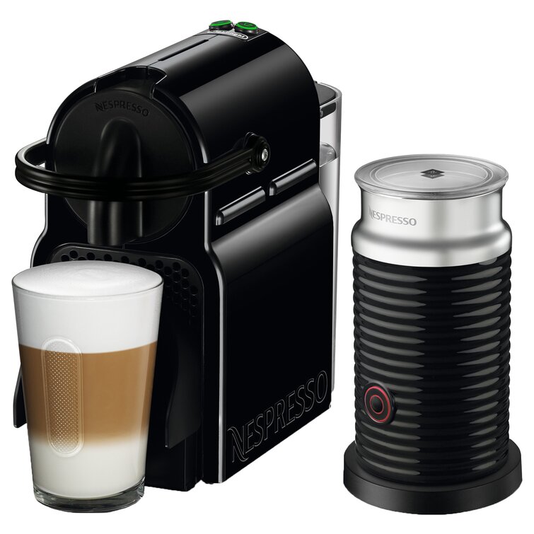 Sturen Purper Situatie Nespresso Inissia Original Espresso Machine with Aeroccino Milk Frother  Bundle by De'Longhi & Reviews | Wayfair