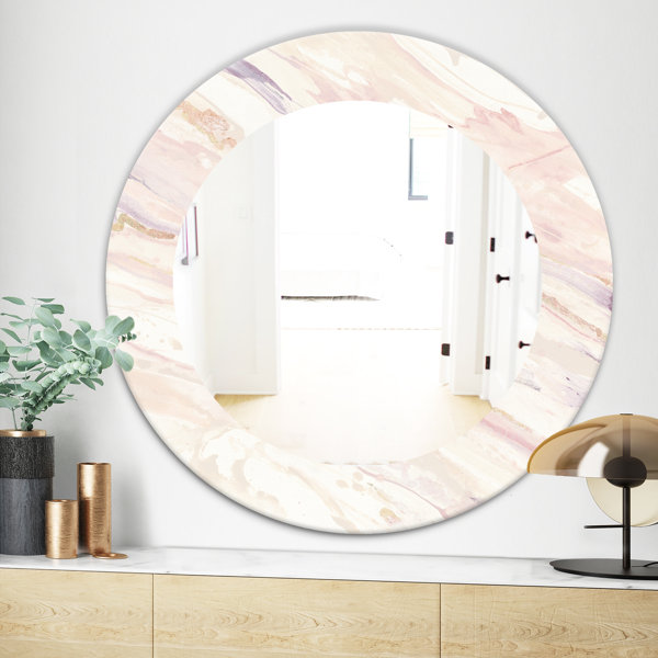 East Urban Home Copper Dreams Geometric Shabby Elegance Traditional Wall Mirror Wayfair