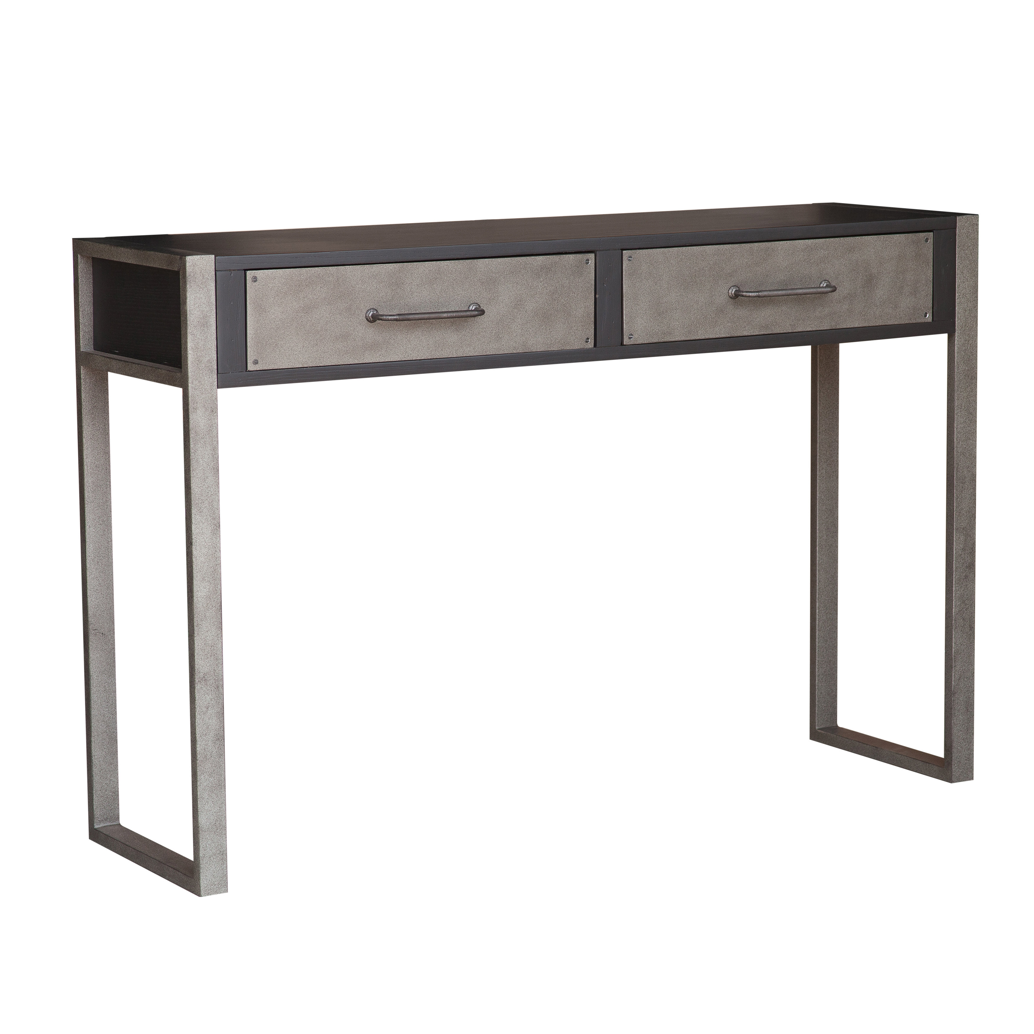 Bledsoe Distressed 2 Drawers Storage Console Table Bledsoe Distressed 2 Drawers Storage Console Table