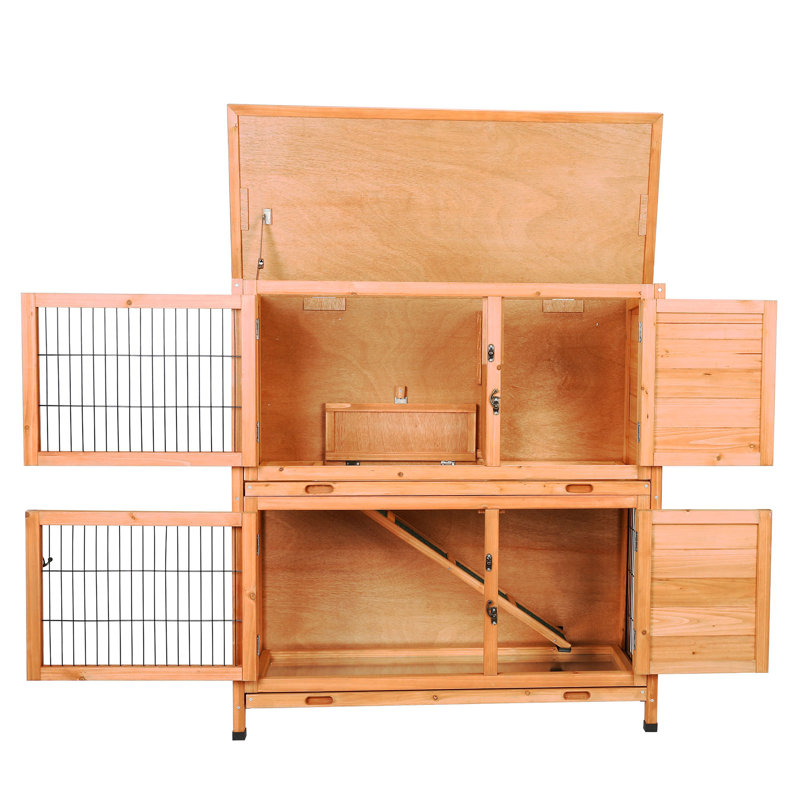 hutch for 2 guinea pigs