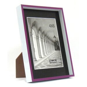 Modern Striped Clean Cut Picture Frame