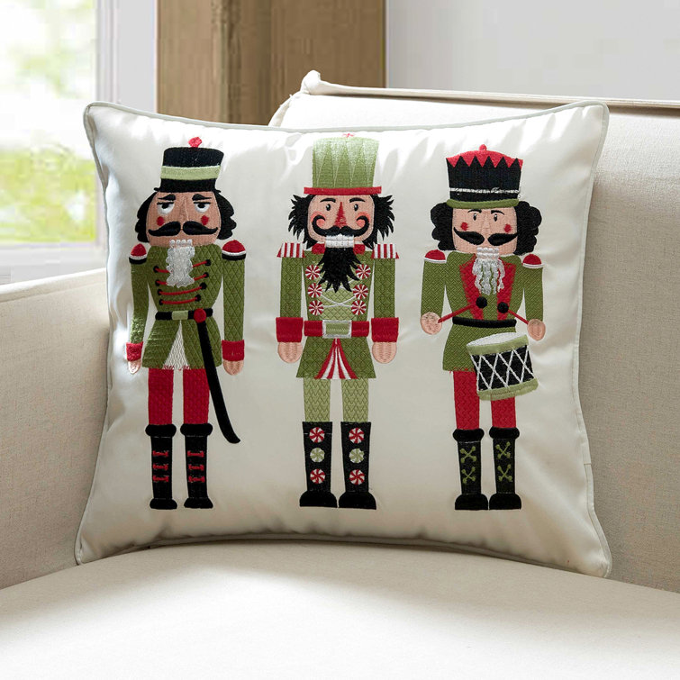 nutcracker christmas pillows