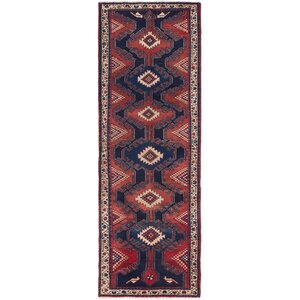 One-of-a-Kind Anston Hand-Knotted Red Area Rug