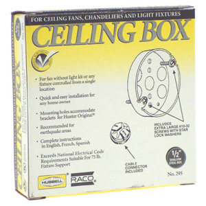 Round Ceiling Fan Box