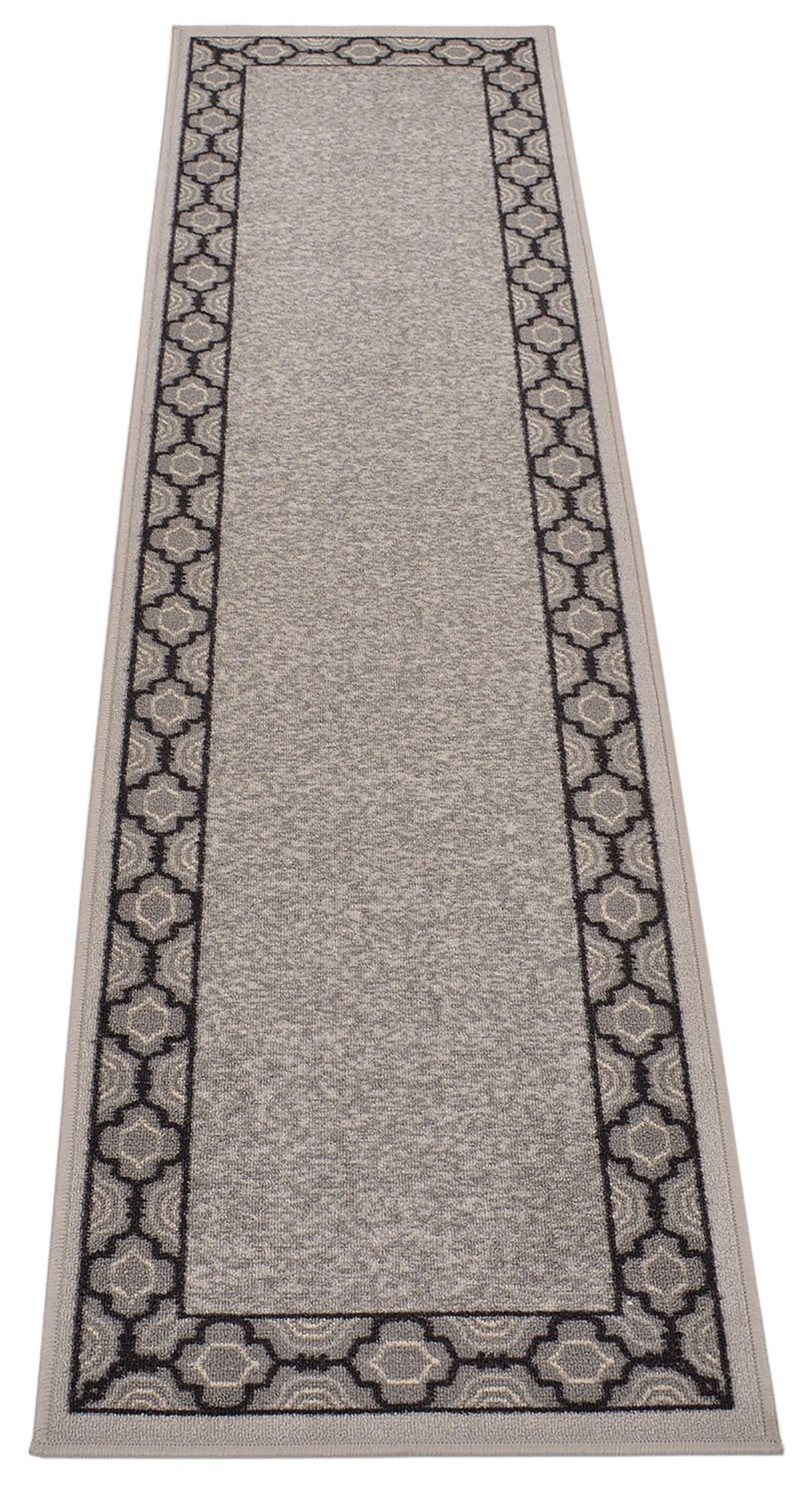 Winston Porter Trellis Bordered Slip Resistant Low Pile Runner Rug
