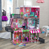 barbie doll house with doll