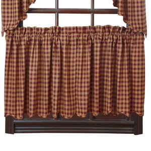 Addie Scalloped Tier Curtain (Set of 2)