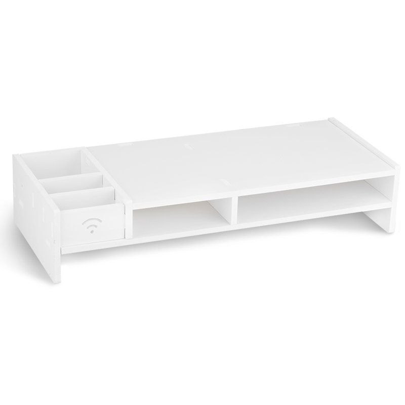 Rebrilliant Ennis Wood Plastic Composite Computer Monitor Stand