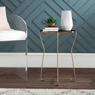 Laureano Metal Accent Tray Table by Mercury Row Sale