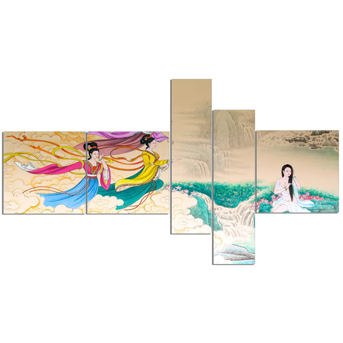 East Urban Home Classical Chinese Painting Graphic Art Print