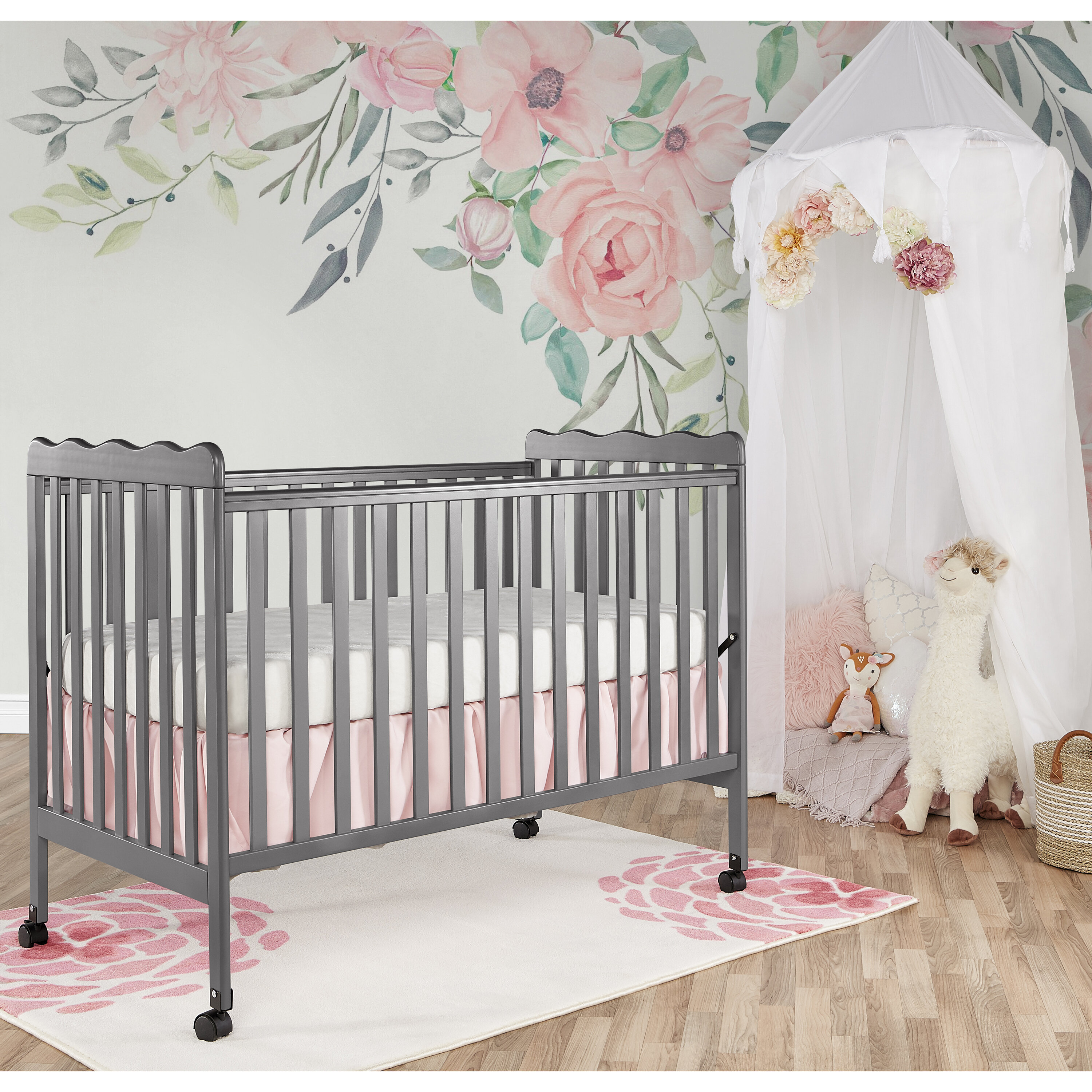 baby cribs with solid back panel