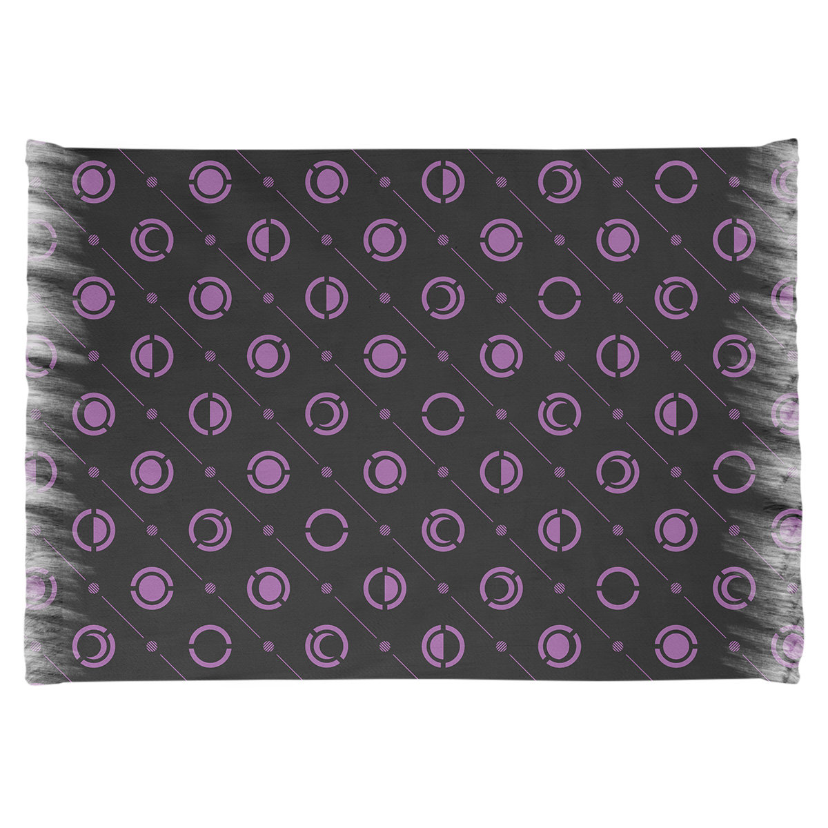 East Urban Home Moon Phases Black Light Purple Area Rug Wayfair