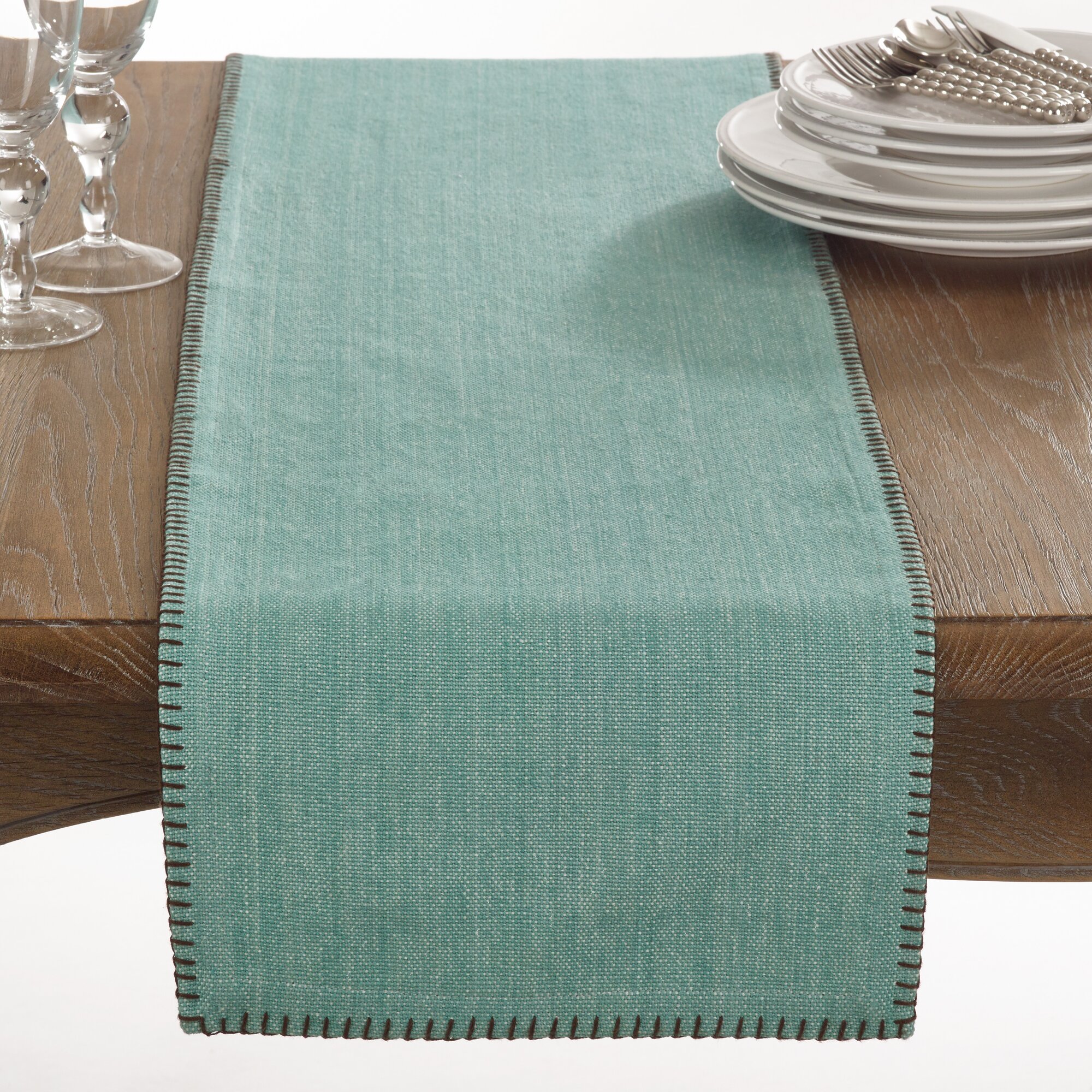 St. Lawrence Whip Stitched Table Runner