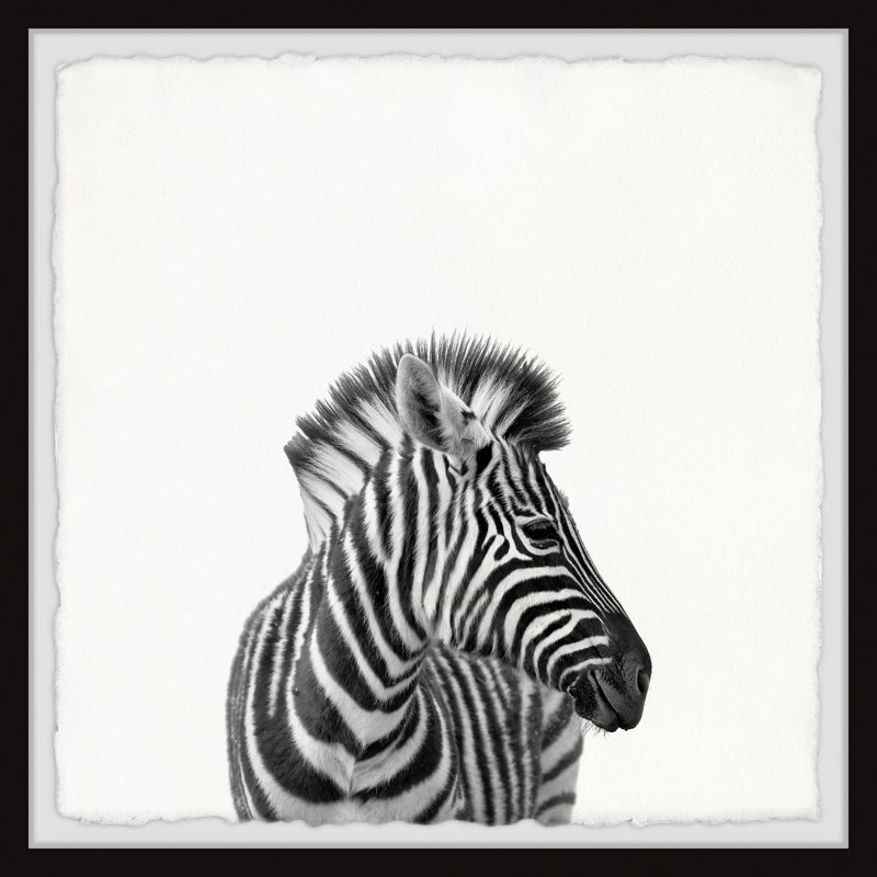 East Urban Home Unique Stripes Picture Frame Graphic Art Print On Paper Wayfair