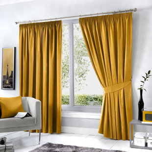 Gardinen Vorhange Gelb Gold Zum Verlieben Wayfair De