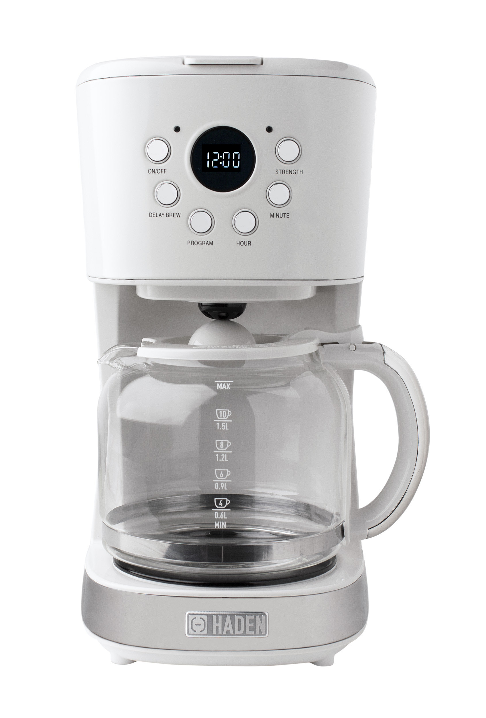 Modern 12-Cup Programmable Coffee Maker 