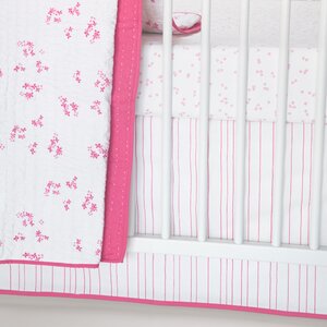 Painted Stripe Crib Skirt