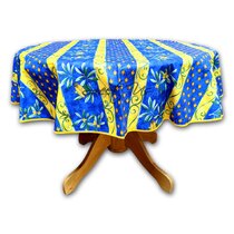 INTERESTPRINT Head of Blue Fire Lion Tablecloth 60 Inch x 84 Inch Table Cover 