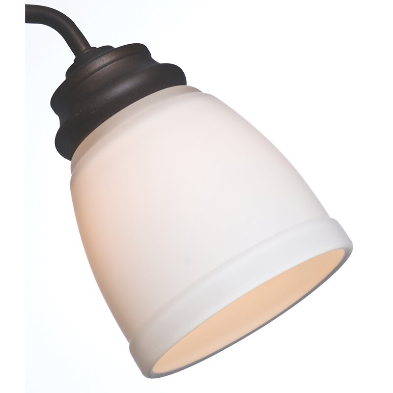 white glass ceiling light shade