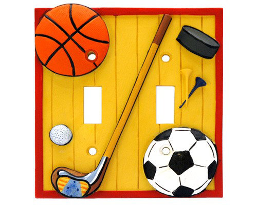 Borders Unlimited Let S Play 2 Gang Toggle Light Switch Wall Plate Wayfair