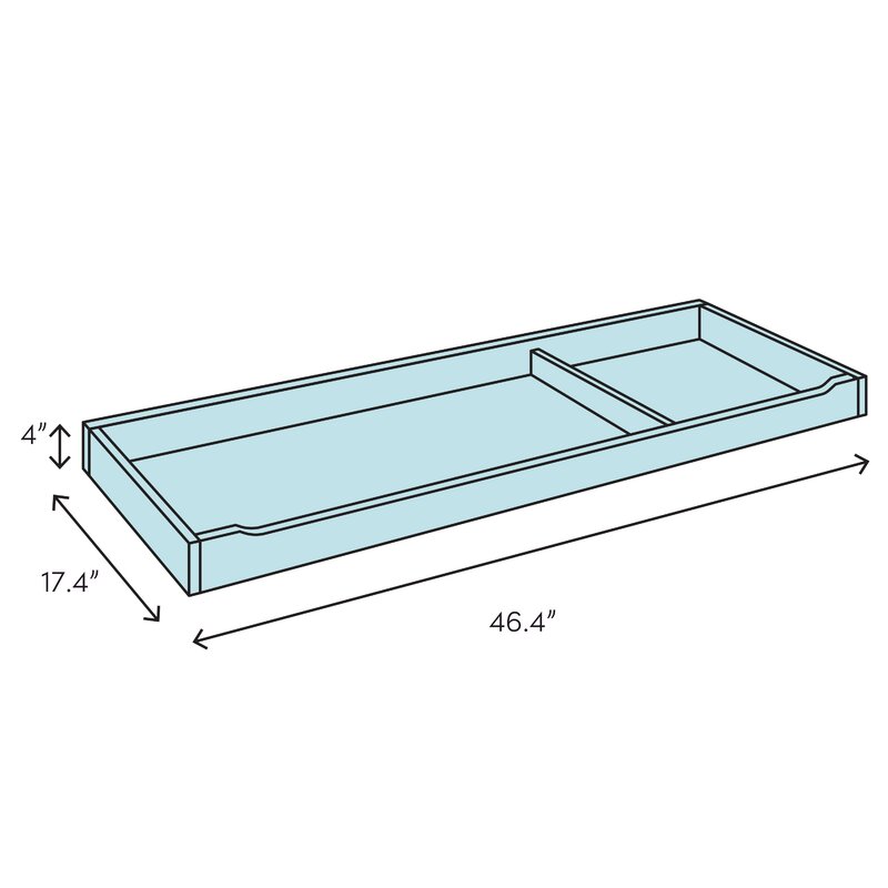 espresso changing table topper