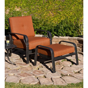 Waynesburg Deep Seating Club Chair with Cushions (Set of 2)