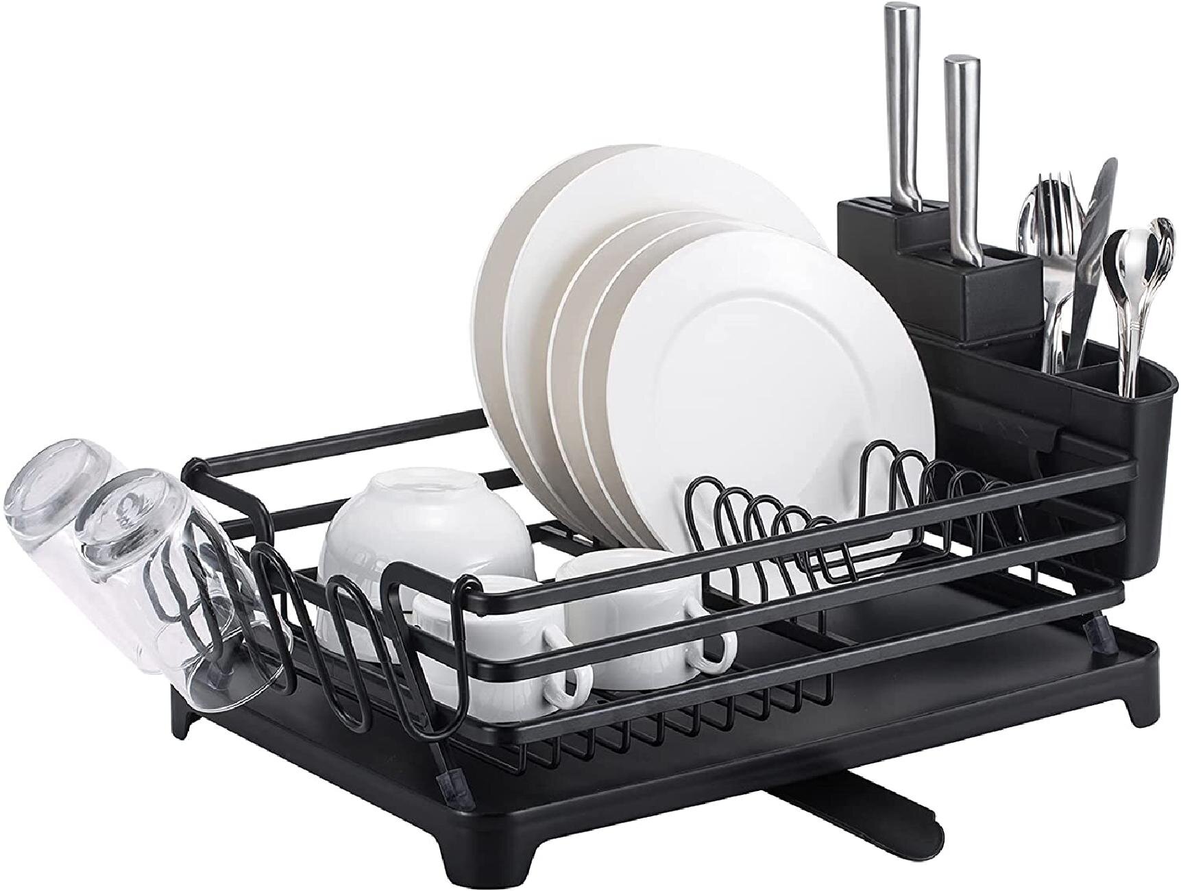 1pc Dish Drying Rack Durable Tableware Holder for Home Restaurant