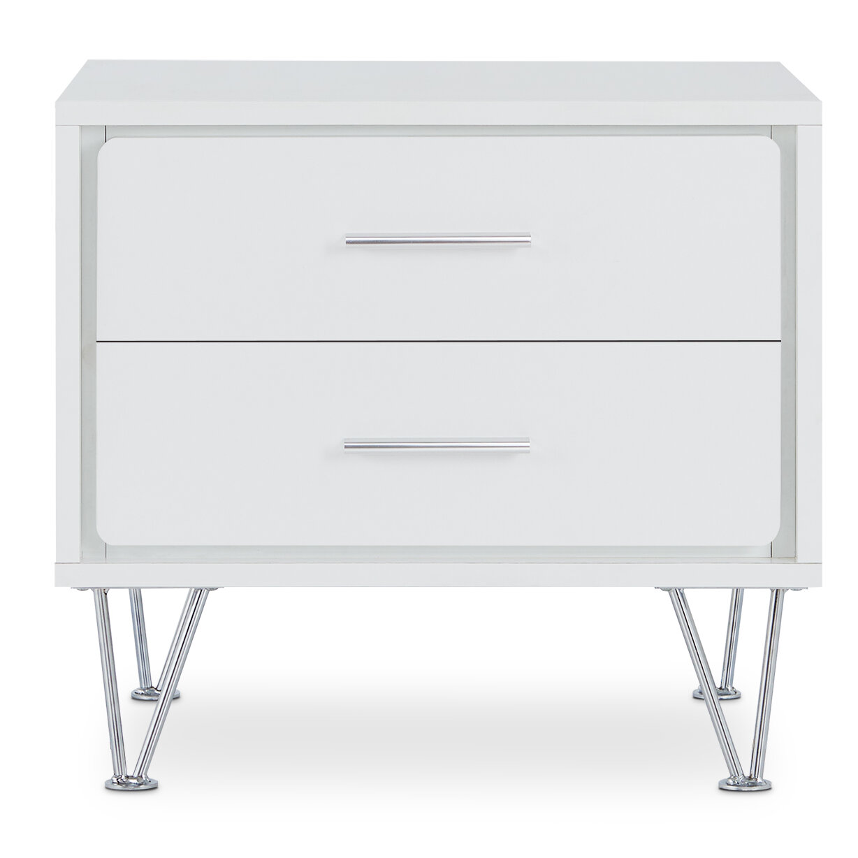 Genevieve 2 Drawer Nightstand Reviews Allmodern