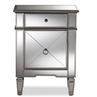Go to store & view more images Maize Glamour 1 Drawer Nightstand by Rosdorf Park