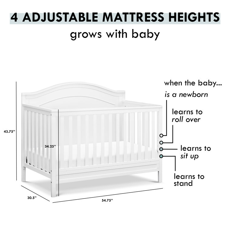 crib length width height