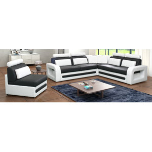 Ecksofa Emerson mit Bettfunktion von Hokku Designs