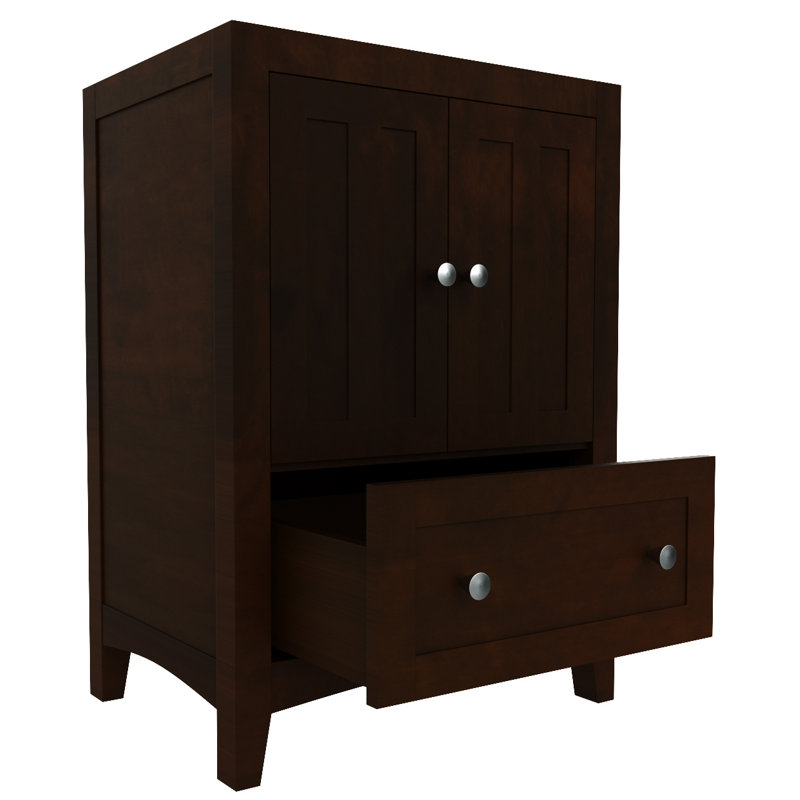 Royalpurplebathkitchen Nixon Floor Mount 24 Single Bathroom Vanity Set Wayfair