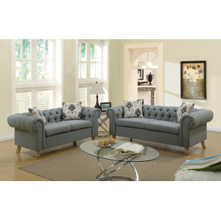 Chrystal 2 Piece Living Room Set by Ophelia & Co.