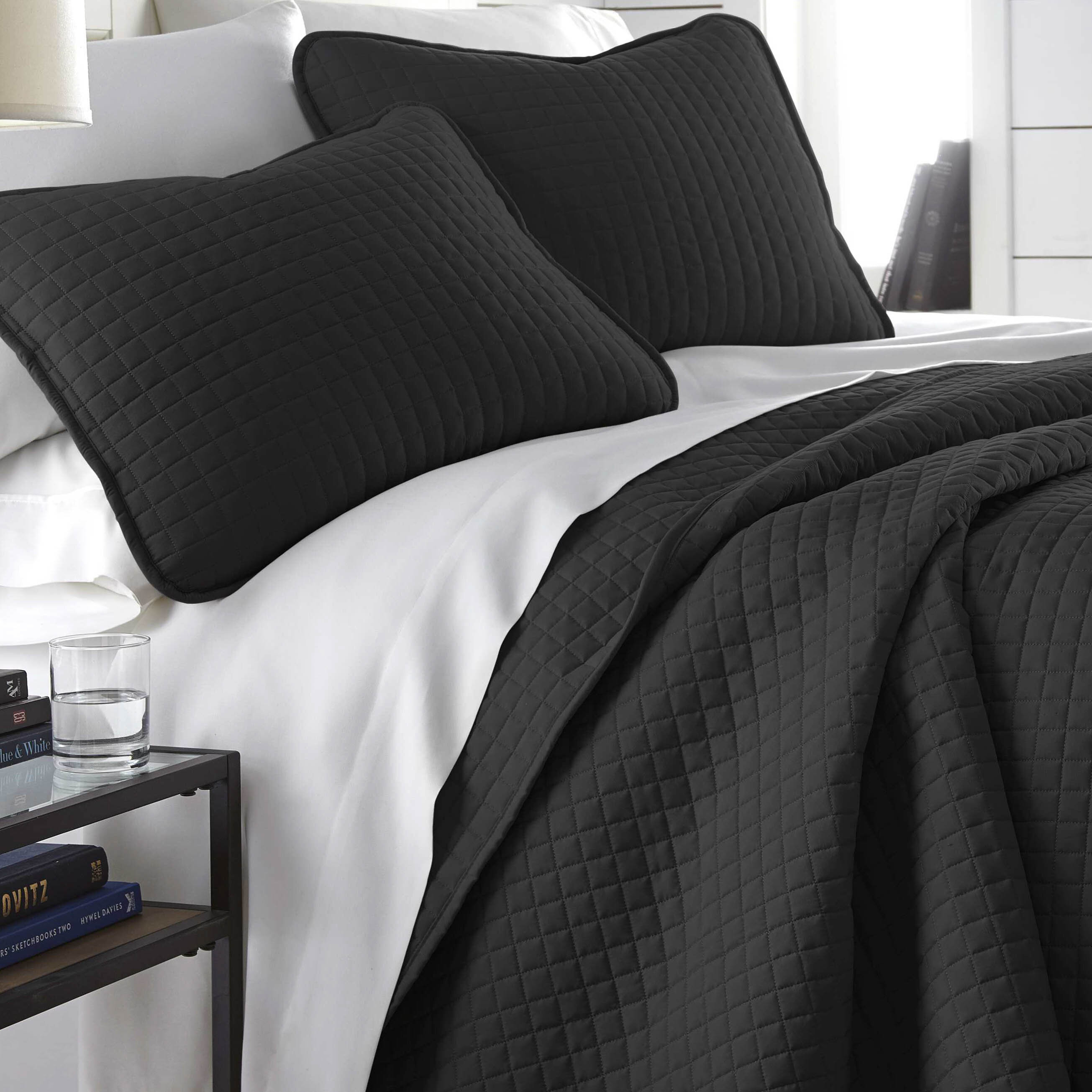 Black King Size Quilts Coverlets Sets You Ll Love In 2021 Wayfair