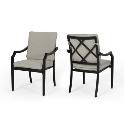 Elija Patio Dining Armchair with Cushions