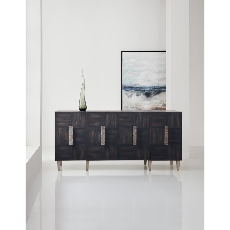 Hooker Furniture Melange 68” Wide Poplar Wood Credenza