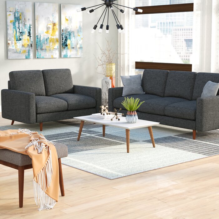 Macsen 2 Piece Living Room Set