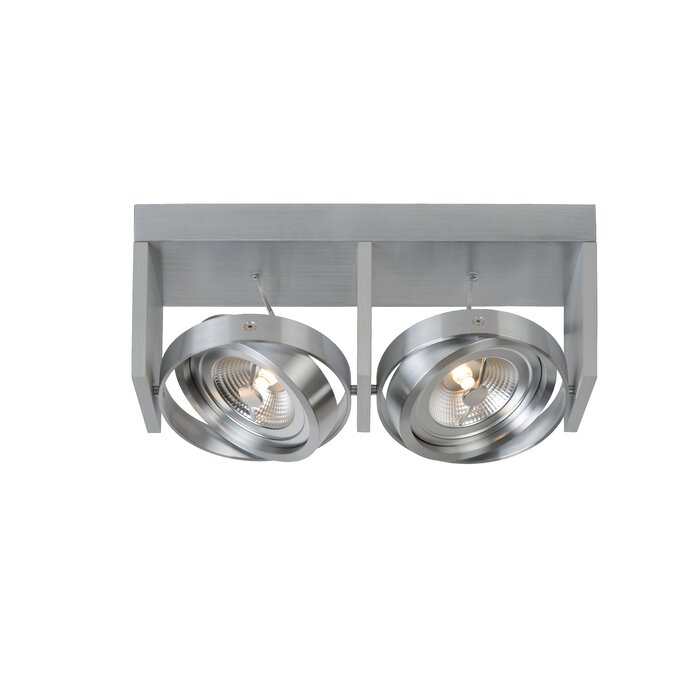 Lucide Zett 2 Light Ceiling Spotlight Wayfair Co Uk