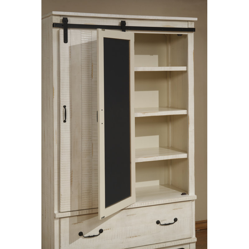 Three Posts Solihull Farmhouse Armoire Reviews Wayfair