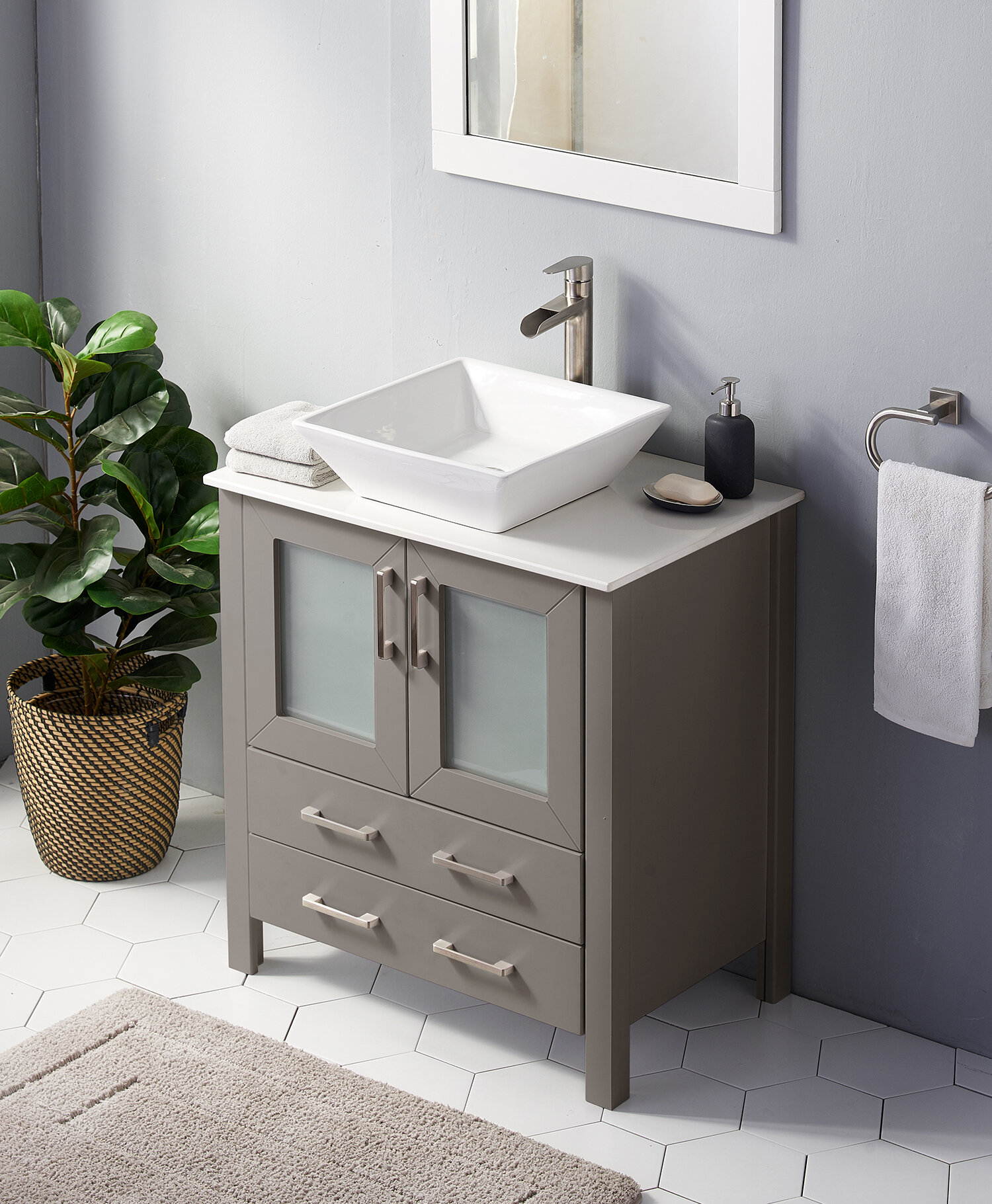 Latitude Run Aquanette 24 Single Bathroom Vanity Set Wayfair